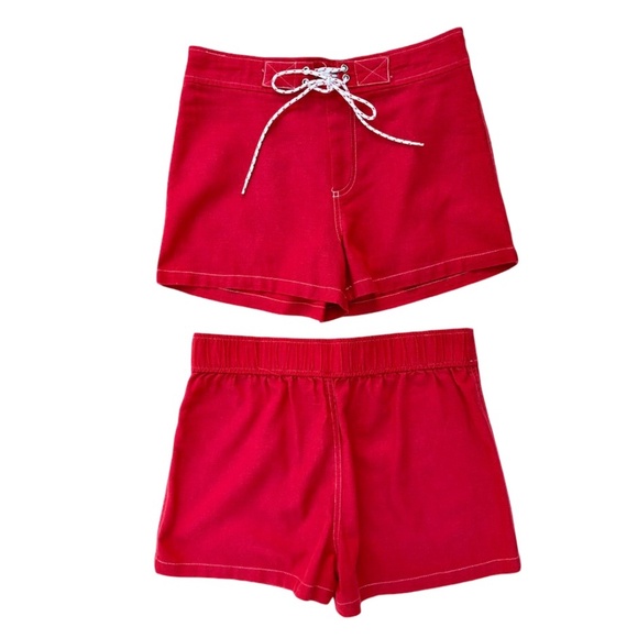 (2 pair) Wild Fable Red Linen Shorts - Picture 1 of 3